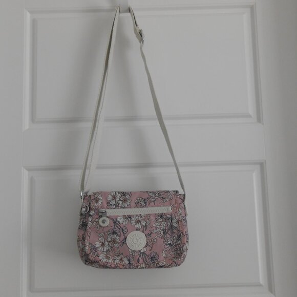 Kipling Sabian Mini bag Pristine Pink Poppy Crossbody Bag - Picture 2 of 16